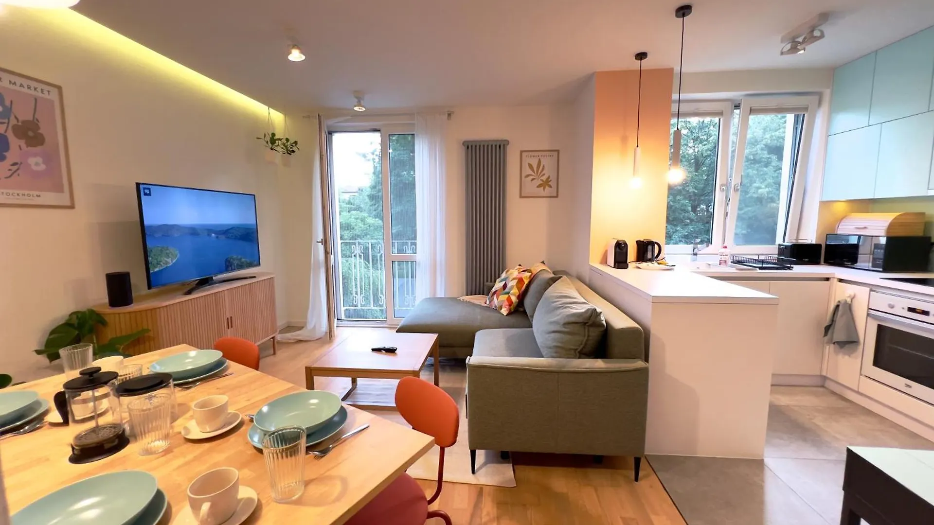 Przytulny 2 Pokojowy Apartament 46M2 W Centrum Apartment Krakow
